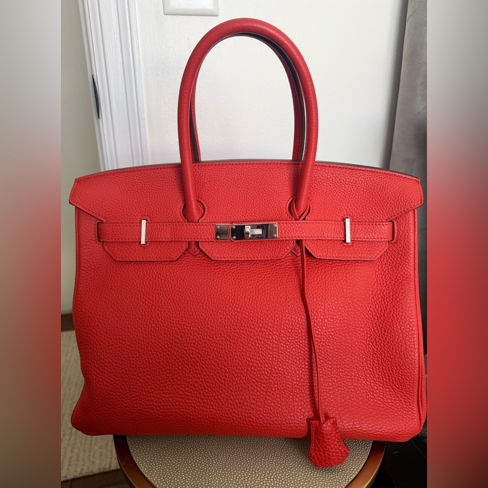 Birkin 35 Togo with PHW in Capucine